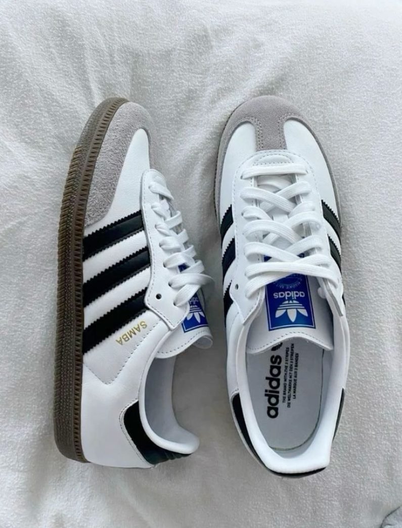 Adidas Samba OG Brancas e Pretas